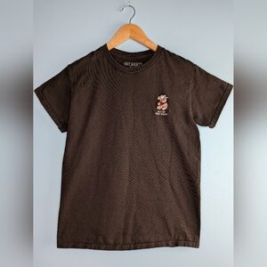 Riot Society Women’s Brown Rodeo Bear T-Shirt Size Small